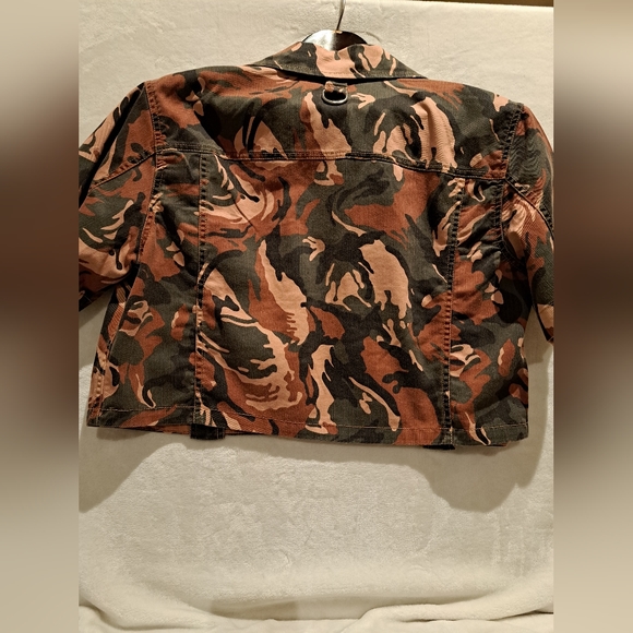 Diesel cropped short sleeve camo jacket - Picture 8 of 12